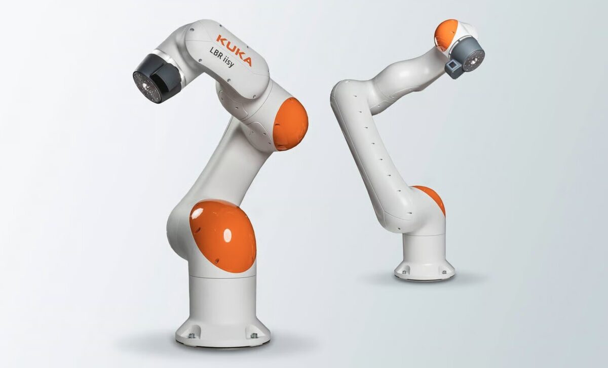 KUKA LBR iisy cobots voor flexibele automatisatie en samenwerking in productieomgeving